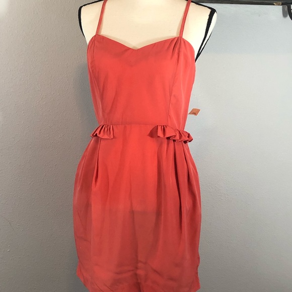 XXI Women’s orange short mini dress size medium - Picture 2 of 10